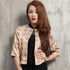 Half Sleeve Open Front Brocade Chinese Style Jacket